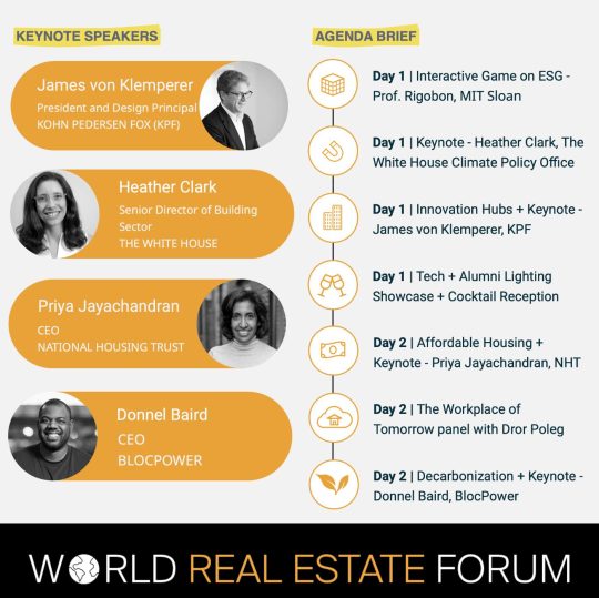 world real estate forum agenda
